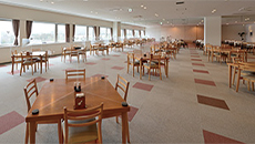 「日に新た館」館内のレストランの写真