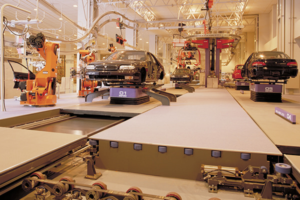 Automobile production line system