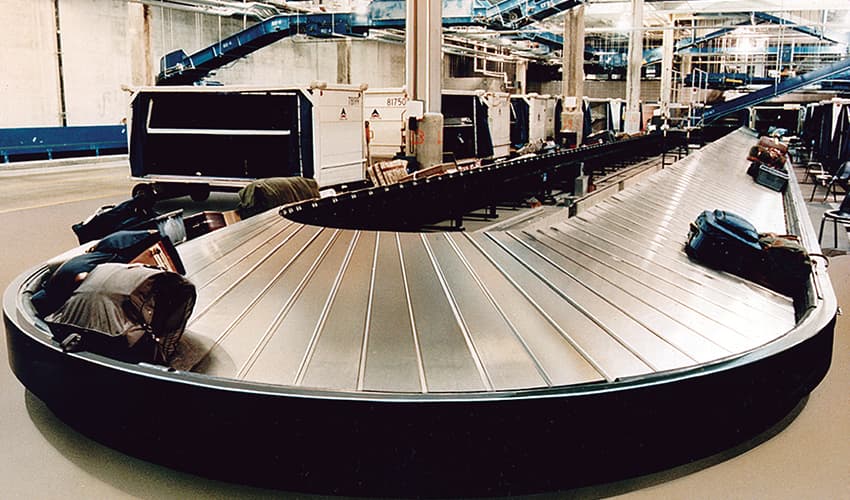 Webb’s first baggage handling system adopted at Delta Airline in 1995