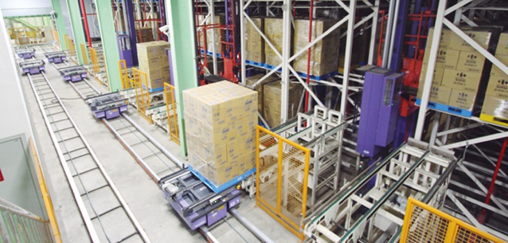 高速仕分け搬送台車「ソーティングトランスビークル」イメージ