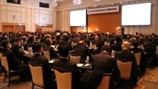 経営・安全方針及び生産動向説明会の様子