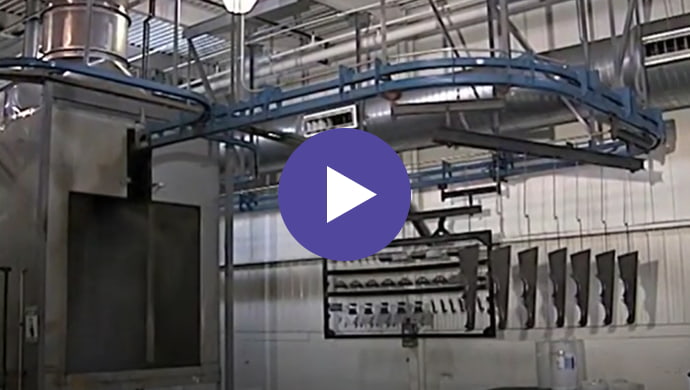 Unibilt Enclosed Track Power & Free Conveyor